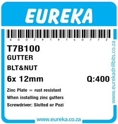 T7B100 - Gutter Bolt -T7B100_Label_T